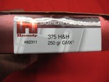 1 Box 20 Rds Hornady Superformance 375 H&H Factory Ammo - 2 of 4