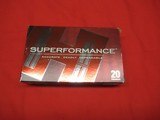 1 Box 20 Rds Hornady Superformance 375 H&H Factory Ammo - 1 of 4