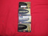 4 Boxes 80 Rds Imperial 22 Savage Factory Ammo - 1 of 2