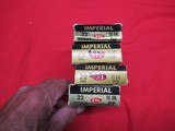 4 Boxes 80 Rds Imperial 22 Savage Factory Ammo - 2 of 2