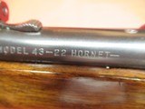 Winchester Mod 43 Std 22 Hornet NICE!! - 17 of 22