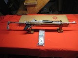 Ruger Mini 14 Wood Stainless Folding Stock 223 NIB - 1 of 18
