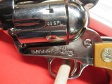 Colt SAA 2nd Gen Sheriff's Model Dual Cyl Nickel with Box & Display Case - 7 of 19