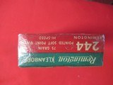 Full Box 20 Rds Remington Kleanbore 244 Ammo - 5 of 6