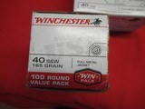 4 Boxes 400 Rds Winchester 40 S&W Factory Ammo - 3 of 4