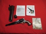 Uberti Remington 1858 Black Powder Revolver with 44/45C Cylinders with Holster Like New! - 1 of 20