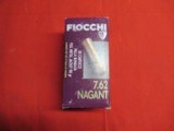 1 Box 50 Rds Fiocchi 7.62 Nagant Factory Ammo - 1 of 5