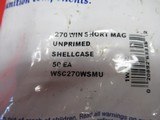 50 Winchester 270 WSM Unprimed Casings - 2 of 3