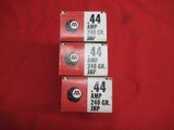 3 Boxes 150 Rds Auto Mag 44 AMP Factory Ammo Hard to find! - 2 of 3