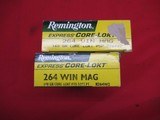 2 Boxes 40 Rds Remington Core-Lokt 264 Win Mag Factory Ammo - 2 of 4