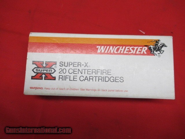 1 Box 20rds Winchester Super X 38 55 Ammo 0805