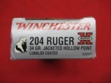 1 Box 20Rds Winchester 204 Ruger Factory Ammo - 2 of 4