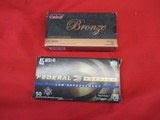 2 Boxes 100 Rds 45 Auto Ammo 1 Box Federal Law Enforcement & 1 Box PMC Bronze - 1 of 3