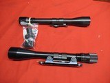 Two Bausch & Lomb Scopes One Balvar 8A 2.5-8 Scope with Bausch & Lomb Rings & Mount & One Balvar A with Rings and Mount