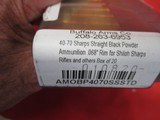 20 Rds Buffalo Arms 40-70 Sharps Straight Black Powder Ammo - 3 of 3