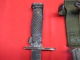 Original US Vietnam M-14 Bayonet with Scabbard Aerial USGI M6 Bayonet Vietnam M14 - 2 of 12