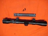 Vintage Weaver K4-1 Scope with Rings & Mount NICE! - 1 of 10