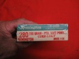 Vintage Box 20Rds Remington Hi-Speed 280 Rem Ammo - 3 of 3