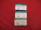 93 Rds Remington Kleanbore 38-40 Win Factory Ammo & 46 Empty Casings - 2 of 6