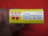 1 Box 20 Rds Winchester Super Speed 225 Winchester Factory Ammo - 2 of 4