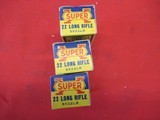 3 Full Boxes Vintage Western Super X 22 Long Rifle Ammo - 4 of 5