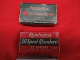 4 Boxes 22 Short Ammo 2 Remington Kleanbore 2 Western Super X - 2 of 6