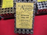 5 Boxes 250 Rds Alabama Ammo 38 Special Factory Ammo - 2 of 3