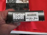 5 Boxes 100 Rds Nosler Trophy GradeAccuBond 300 win Magnum Factory ammo - 3 of 4