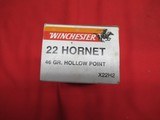 1 Box 50 Rds Winchester Super X 22 Hornet Factory Ammo - 2 of 4