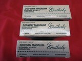 58 Rds Weatherby 300 Wby Magnum Ultra High Velocity Factory Ammo - 2 of 4