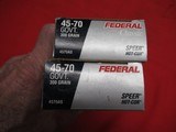 2 Boxes 40 Rds Federal Classic 45-70 Govt Factory Ammo - 2 of 4