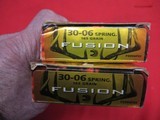 2 Boxes 40 Rds Fusion 30-06 Factory Ammo - 2 of 3