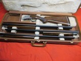 Belgium Browning Pigeon 3 Barrel Set 20,28,410 with Case