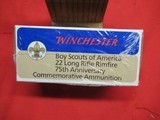 Full Brick 500 Rds Winchester Boy Scout 75th Anniversary 22 LR Ammo - 2 of 6