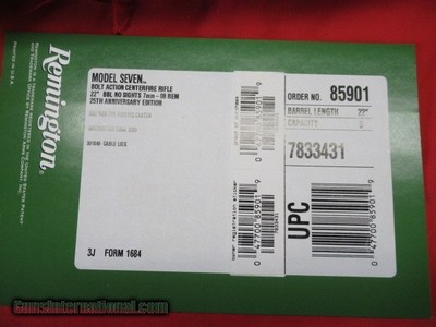 Remington Model Seven 25th Anniversary 7MM-08 NIB! - Image 8 of 24
