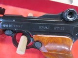 West German Erma ET-22 Navy Luger Style 22LR Pistol with Box - 6 of 21