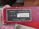 West German Erma ET-22 Navy Luger Style 22LR Pistol with Box - 5 of 21