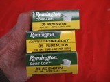 3 Boxes 60Rds Remington Core-Lokt 35 Remington Ammo - 2 of 4