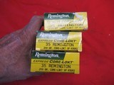 3 Boxes 60 Rds Remington Core-Lokt 35 Rem Ammo - 2 of 4