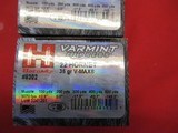 5 Boxes 125 RDS Hornady Varmint Express 22 Hornet Factory Ammo - 3 of 5