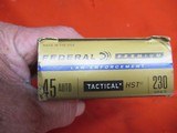 1 Box 50 Rds Federal Premium Law Enforcement 45 Auto Factory Ammo - 2 of 4