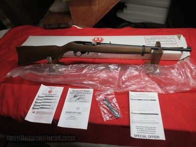 Ruger 10/22 22LR Wood Stock with Box & Paperwork