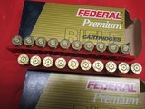1 Full Box Federal Premium 257 Roberts (+P) Ammo & 20 Empty Casings - 3 of 4