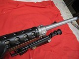 Ruger Ranch Rifle 223 Stainless, Wood stock with Leupold 2.5-8X36 Satin Silver Scope - 10 of 18