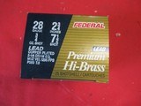 10 Boxes 250 Rds Federal Premium Hi-Brass Lead 28ga - 2 of 2