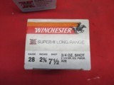 5 Boxes 125Rds Winchester Super-X Long Range 28ga Shotgun Shells - 3 of 4
