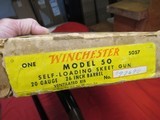 Winchester Mod 50 Skeet 20ga with Box!! - 16 of 23