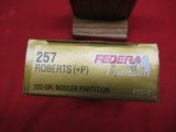 1 Box 20 Rds Federal Premium 257 Roberts +P Factory Ammo - 2 of 4
