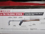 Ruger A-TM Folding Stock Stainless Walnut New - 16 of 16