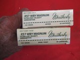 2 Boxes 40 Rds Weatherby 257 WBY Magnum Ultra High Velocity Factory Ammo - 2 of 6